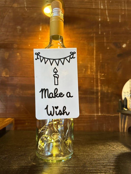 Make a Wish Wine Tag